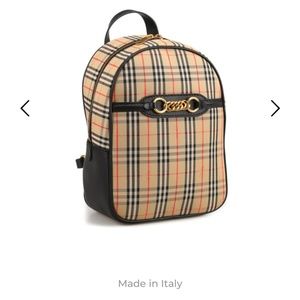 Final price drop Burberry 1983 Check Link Backpack